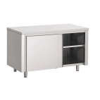 Meuble de rangement central inox ferritique 1000 x 700 x 850