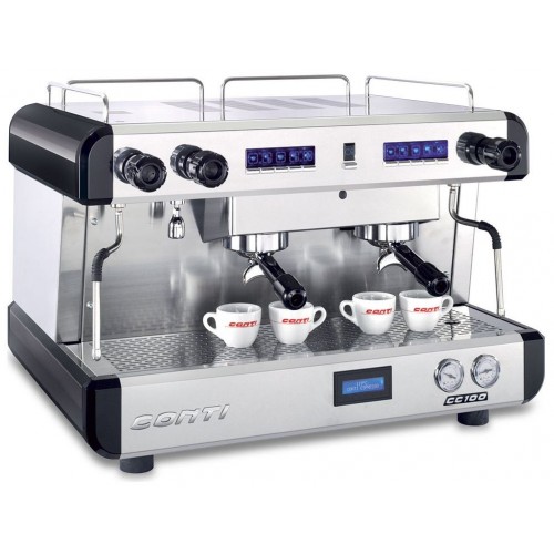 Machine à café professionnelle traditionnelle, électrique, CONTI CC100 Standard 2 groupes Machine à café professionnelle traditionnelle, électrique, CONTI CC100 Standard 2 groupes