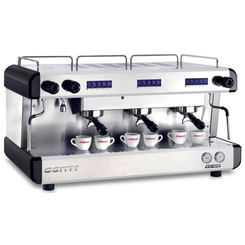 Machine à café professionnelle traditionnelle électrique CONTI CC100 Standard 3 groupes triphasée