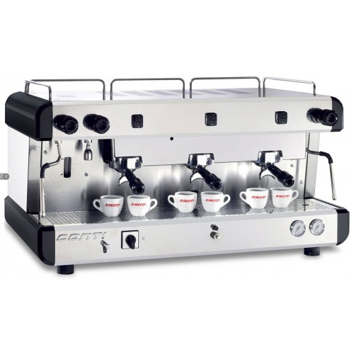 Machine à café professionnelle traditionnelle, électrique, CONTI CC100SA 3 groupes Machine à café professionnelle traditionnelle, électrique, CONTI CC100SA 3 groupes