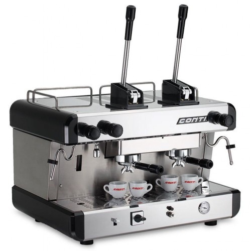 Machine à café professionnelle traditionnelle gaz ou/et électrique CONTI CC100 PM 2 groupes Machine à café professionnelle traditionnelle gaz ou/et électrique CONTI CC100 PM 2 groupes