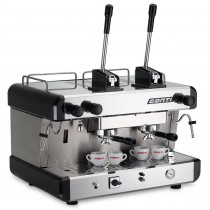 Machine à café professionnelle traditionnelle gaz ou/et électrique CONTI CC100 PM 2 groupes 