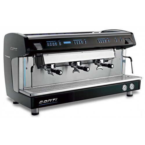 Machine à café professionnelle traditionnelle électrique CONTI X-one TCi 3 groupes Machine à café professionnelle traditionnelle électrique CONTI X-one TCi 3 groupes