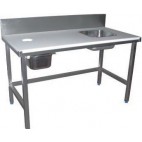 Combiné de préparation poisson, TVO 1 bac, sans tiroir de récup, P 600 mm
