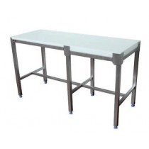 COMBINÉ BOIS POLY CENTRAL, inox AISI 304, 1200 X 600 X 850 mm