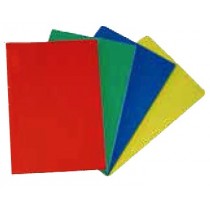 PLAQUE DE DÉCOUPE SUR PIEDS CAOUTCHOUC, couleur rouge , 500x400 mm