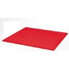 PLAQUE DE DÉCOUPE POLY de couleur rouge, 600 x 600 mm