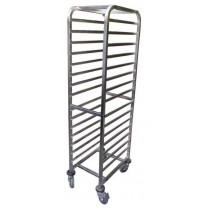 Echelle cuisine à glissières soudées sans freins chape inox profondeur 435 mm 