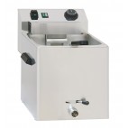 Cuiseur a pâtes professionnel électrique avec vanne de vidange - 1 panier en acier inoxydable 3400 W