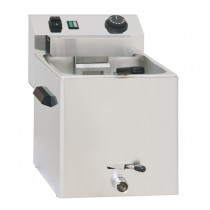Cuiseur a pâtes professionnel électrique avec vanne de vidange - 1 panier en acier inoxydable 3400 W