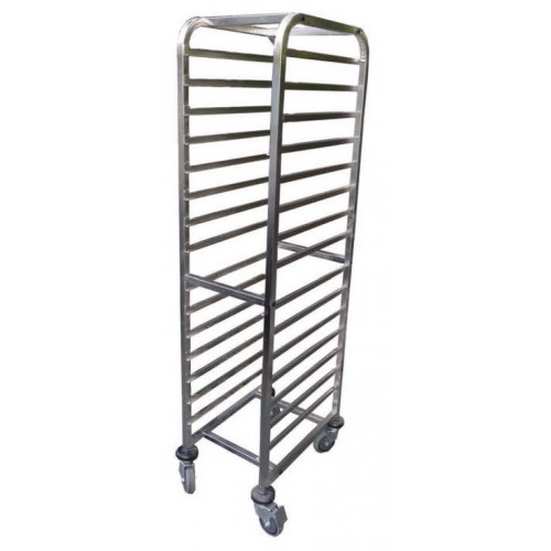 Echelle cuisine à glissières soudées avec freins chape polyamide profondeur 590 mm Echelle cuisine à glissières soudées avec freins chape polyamide profondeur 590 mm