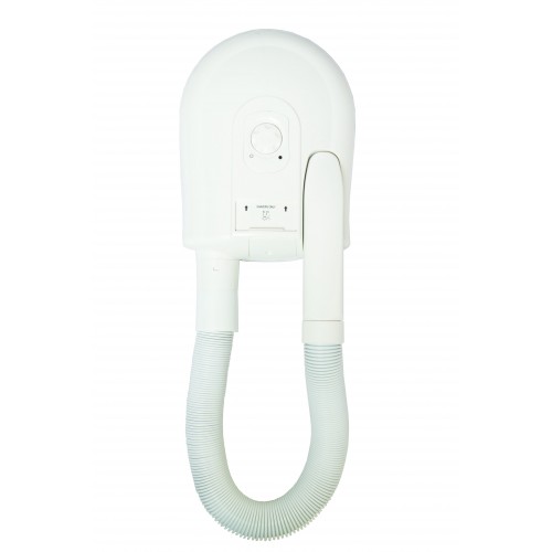 séche-cheveux mural professionnel avec thermostat, en ABS blanc robuste, 1 000 W séche-cheveux mural professionnel avec thermostat, en ABS blanc robuste, 1 000 W
