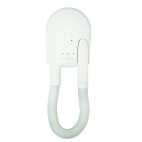 séche-cheveux mural professionnel avec thermostat, en ABS blanc robuste, 1 000 W