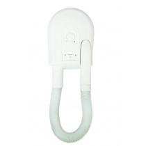 séche-cheveux mural professionnel avec thermostat, en ABS blanc robuste, 1 000 W