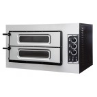 Fours éléctrique mécanique, inox, Basic 2/50 VETRO 915 x 690 x 530 mm