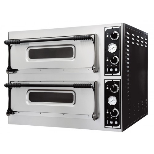 Four à pizza éléctrique mécanique acier inox Basic medium 44 Four à pizza éléctrique mécanique acier inox Basic medium 44