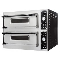 Four à pizza éléctrique mécanique acier inox Basic medium 44