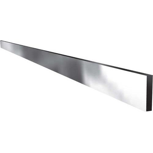Rail à viande barre lisse inox poli miroir 4 faces section: 40 x 8 mm Rail à viande barre lisse inox poli miroir 4 faces section: 40 x 8 mm