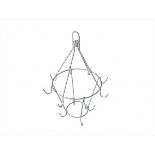 Balancelle à longe et couronne inox 304 Dimension: Ø 526 mm x H 770 mm Balancelle à longe et couronne inox 304 Dimension: Ø 526 mm x H 770 mm