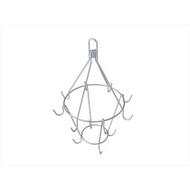 Balancelle à longe et couronne inox 304 Dimension: Ø 526 mm x H 770 mm