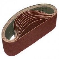 PAQUET DE 10 BANDES ABRASIVES 800 X 50 MM GRAIN 150
