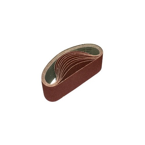 Paquet de 10 bandes abrasives grain 150 pour affûteuse 800 x 50 mm Paquet de 10 bandes abrasives grain 150 pour affûteuse 800 x 50 mm