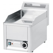 Plaque à snacker Chrome 30 en acier inoxydable AISI 304, 3000 W