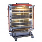 Rotissoire à broche gaz, Hot flamm's, Inox, L 1450 x P 680 x H 1530 mm