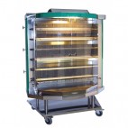 Rotissoire à broche gaz, Hot flamm's, Inox, L 1450 x P 680 x H 1530 mm