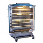 Rotissoire à broche gaz, Hot flamm's, Inox, L 1450 x P 680 x H 1530 mm