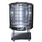 Rôtissoire à broche électrique, magma 4, Inox, L 1320 x P 600 x H 1060 mm