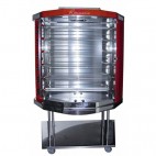 Rôtissoire à broche électrique, magma 4, Inox, L 1320 x P 600 x H 1060 mm