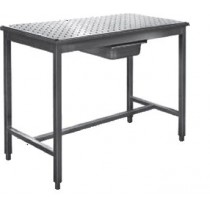TABLE DE DESSOUVIDAGE, inox aisi 304 ,900 X 600 X 850 mm