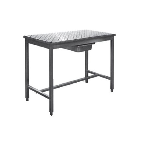 Table de dessouvidage inox AISI 304 L 900 x P 600 x H 850 mm Table de dessouvidage inox AISI 304 L 900 x P 600 x H 850 mm