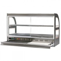 Vitrine de présentation, Inox, MAP PLUS, 1100 x 490 x 620 mm