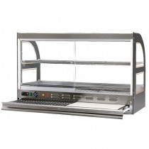 Vitrine de présentation en inox modèle MAP PLUS