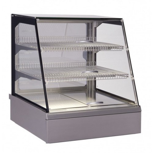 Vitrine de présentation en inox modèle MAP SELF HOT Vitrine de présentation en inox modèle MAP SELF HOT