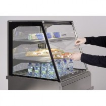 Vitrine de présentation, Inox, VITRINE MAP self cold, L 746 x P 717 x H 845 mm