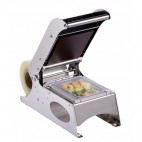 Conditionnement et emballage, operculeuse à barquette, viande, inox aisi 304, L 550 x P 230 x H 210 mm