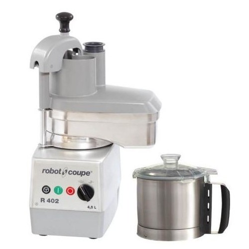 Combiné cutter coupe légumes R 402 triphasé cutter 4,5 litres Combiné cutter coupe légumes R 402 triphasé cutter 4,5 litres