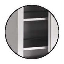 1 ml d’étagère pleine intermédiaire inox ferritique