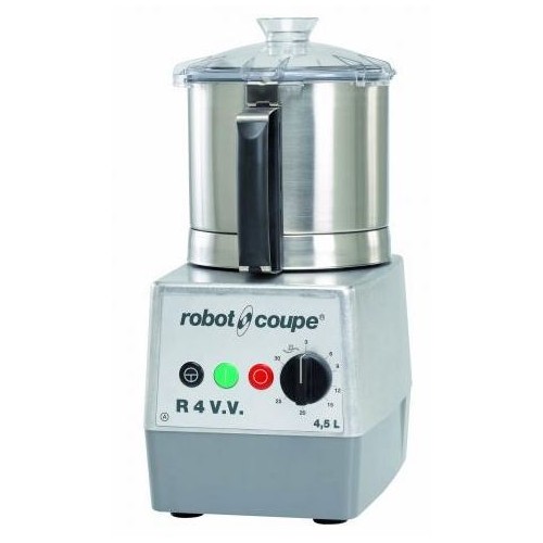 Cutter de table R 4 V.V. monophasé vitesse variable 4,5 litres Cutter de table R 4 V.V. monophasé vitesse variable 4,5 litres