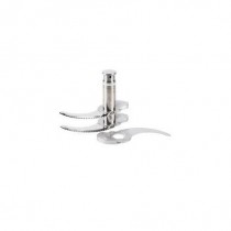 Couteau inox cranté 3 lames pour cutters de table R 10
