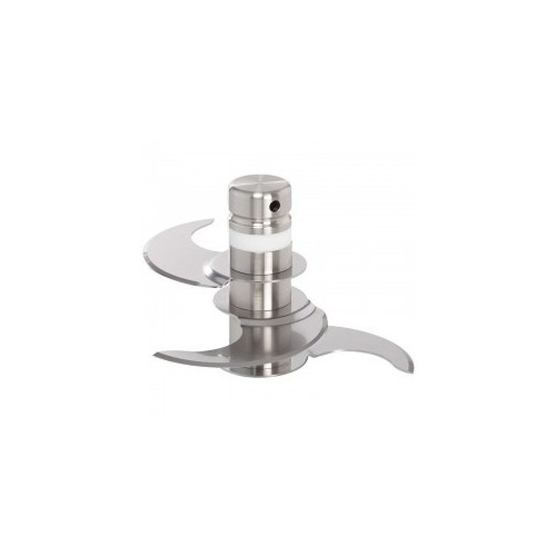 Couteau inox lisse 3 lames supplémentaire pour cutters verticaux R 15 et R 20 Couteau inox lisse 3 lames supplémentaire pour cutters verticaux R 15 et R 20
