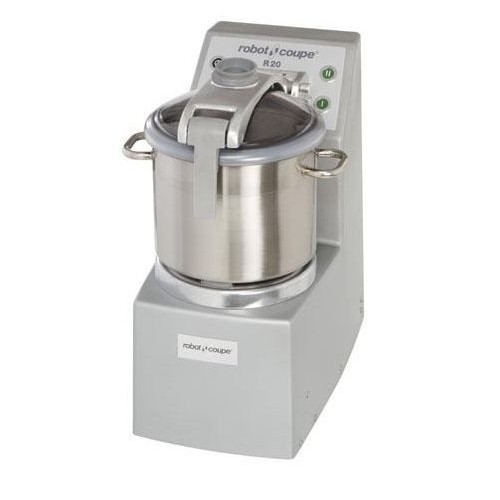 Cutter vertical modèle R 20 SV triphasé 400 V 2 vitesses inox 20 litres Cutter vertical modèle R 20 SV triphasé 400 V 2 vitesses inox 20 litres