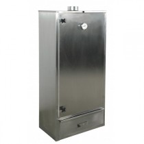 Fumoir traditionnel, F 700 P, inox AISI 304, double paroi isolation 30 mm, L 700 x P 600 x H 1500 mm