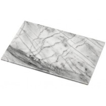 Plaque de découpe sur tasseaux, couleur marbré blanc , 400x300 mm