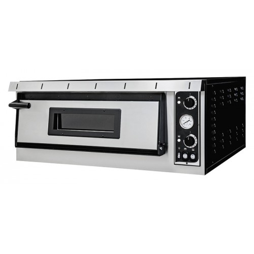 Four à pizza, éléctrique mécanique, acier inox, Plus XL 6 Four à pizza, éléctrique mécanique, acier inox, Plus XL 6