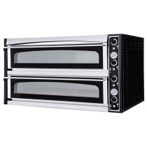 Four à pizza, éléctrique mécanique, acier inox, Superior XL 66L GLASS