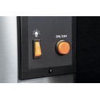 Four éléctrique mécanique à pizza, inox, Supérior XL 66L GLASS, L 1360 x P 940 x H 745 mm